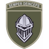 Шеврон 3 ОТБр "SEMPER DEINCEPS" 3 окрема танкова бригада Завжди вперед (AN-12-340-3)