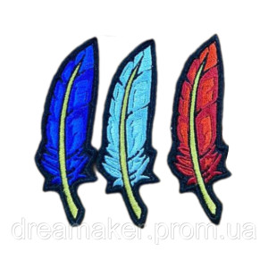 Шеврон перо різнокольорове (ВШ-727-2)