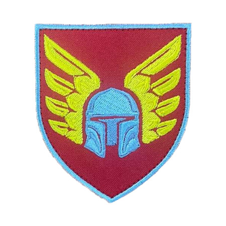 Шеврон 46 ОАэМБр отдельная аэромобильная бригада ДШВ "Шлем с крыльями" (ВШ-1503)