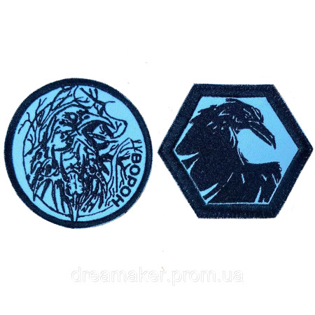 Шеврон "Ворон" Шеврон с вороном (вш-1543)