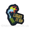 Шеврон Коктейль Молотова "Light it up" (Зажигай это) (вш-899)