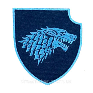 Шеврон Лютоволк (Игра престолов) Game of Thrones Wolf House of Stark (вш-1556)