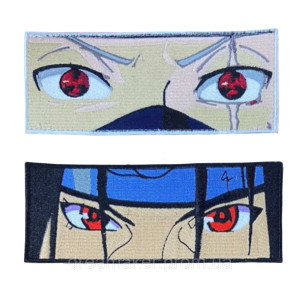 Шеврон Глаза Саске Какаши Наруто Додзюцу аниме (вш-1565)