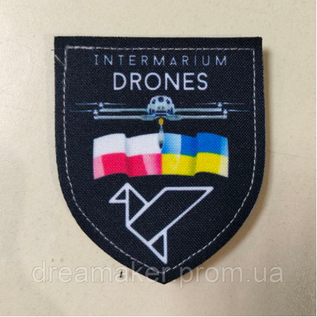 Шеврон оператора дронов "Intermarium drones" (AN-12-1698)
