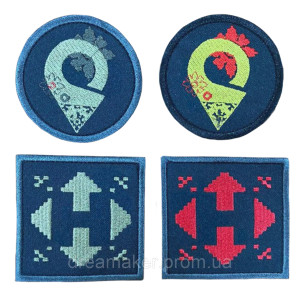 Шеврон Служба доставки Новая почта украинский орнамент (вш-1578)