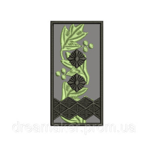 Шеврон Погон генерал-лейтенанта (вш-940)