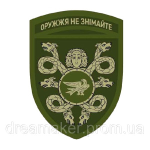 Шеврон 53 окрема механізована бригада «Зброя не знімайте» (53 ОМБр) (AN-12-684-3). Photo 3