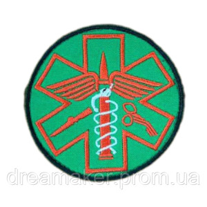 Шеврон медик ВСУ Медицинский крест олива   (AN-12-292-4)