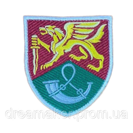 Шеврон 71-я отдельная егерская бригада (71 ОЕБр) ДШВ ВСУ (AN-12-455-44)