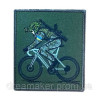 Шеврон вышитый Воин на велосипеде МОГ мобильная огневая группа (ВШ-877-62)