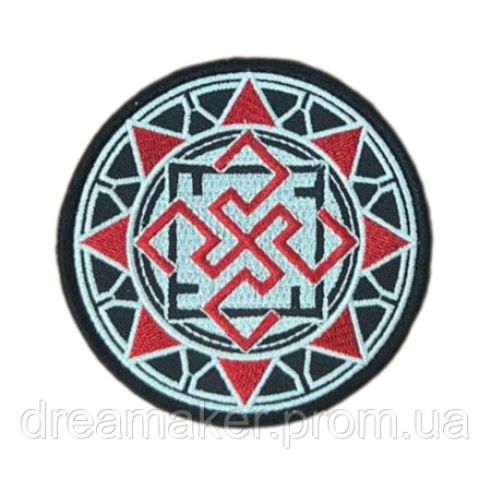 Шеврон Слов'янський оберіг Валькірія вишивка ЗСУ (ВШ-1009)