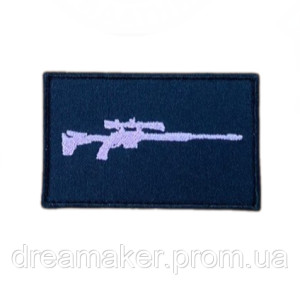 Шеврон Міккі Маус зі снайперською гвинтівкою "Mickey Mouse Sniper" вишивка (ВШ-1011). Photo 3