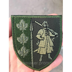 Шеврон 65 отдельная механизированная бригада ВСУ "65 ОМБр" Pratum magnum (AN-12-491-12). Photo 2