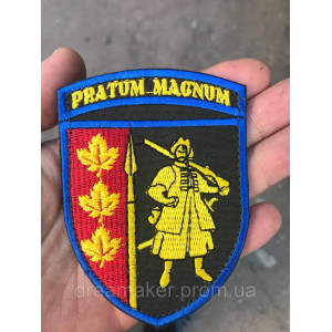 Шеврон 65 отдельная механизированная бригада ВСУ "65 ОМБр" Pratum magnum (AN-12-491-14). Photo 3