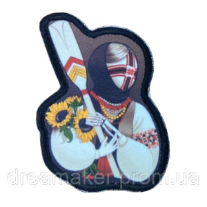 Шеврон украинка "Кукла мотанка" Шевроны на липучке (AN-12-1540-2). Photo 2