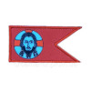Шеврон вишитий Прапор партії Братство Корчинського з Ісусом (ВШ-877-105)