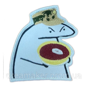 Шеврон вышитый Повар Флорк с борщом (ВШ-877-153)