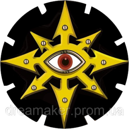 Шеврон Warhammer 40k Black Legion Вархаммер 40000 Чорний Легіон вишивка (ВШ-1066)