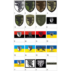 Шеврон 4 окремий спеціальний полк рейнджерів ЗСУ Рейнджер (ВШ-877-160). Photo 3