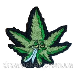 Шеврон с листом конопли "Водный спорт" вышивка ВСУ (вш-1079). Photo 2