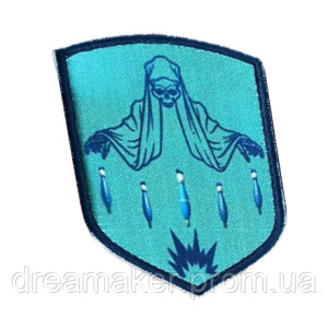 Шеврон подразделения аэророзведки "Смерть с небес" вышивка ВСУ (вш-1080)