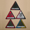 Шеврон ПВХ спецподразделение "KRAKEN" (КРАКЕН) Резиновый шеврон спецподразделения Кракен (AN-12-182-12)