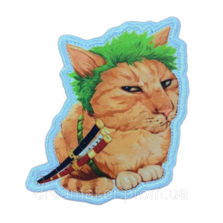 Шеврон Рыжий котик-Самурай (AN-12-231-26)