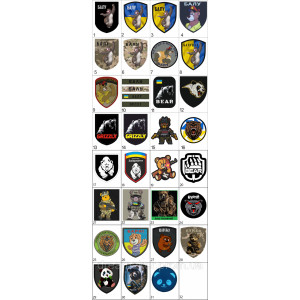 Шеврон вышитый Водитель Балу, морская пехота (AN-877-206). Photo 2