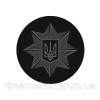 Шеврон Национальная полиция Украины черный Шевроны полиции на липучке (AN-12-300-42)