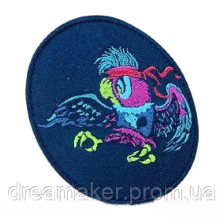 Шеврон вышитый Попугай Кеша  (ВШ-877-251)