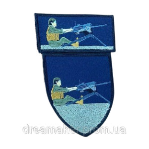 Шеврон вишитий Кулеметник ЗСУ (ВШ-877-255)