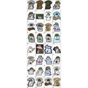 Шеврон Крокодил ВСУ "Я не знаю, где твой рапорт"  (AN-12-231-50). Photo 3