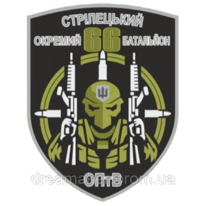 Шеврон 66 Отдельный стрелецкий батальон (66 ОСБ)  (AN-12-231-61)