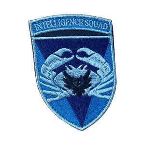 Шеврон вишитий з написом «Intelligence Squad (Лютий дрон)» (ВШ-877-301)