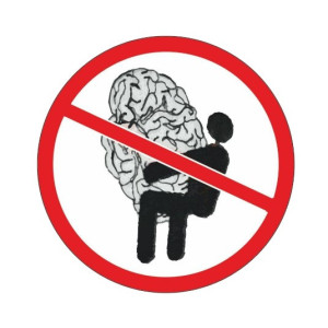 Шеврон с надписью о мозге «На, у тебя выпало» (AN-12-231-143). Photo 3