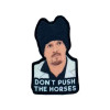 Шеврон с изображением Усика и надписью «Don't push the horses» (AN-12-231-149-2)