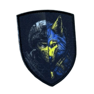 Шеврон із зображенням вовкулаки (перевертня) “Людина-вовк” (AN-12-231-158)