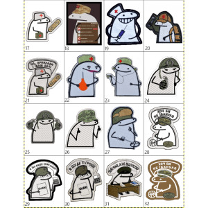 Шевроны флорк Подборка шевронов флорки ВСУ Шевроны на заказ на липучке ВСУ (AN-12-388-22-6). Photo 2