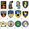 Шеврон Сімпсон Шеврон Сімпсони на липучці ЗСУ (AN-541-2)
