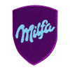 Шеврон вышитый с надписью "Milfa (Милфа)" (ВШ-877-384)