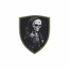 Шеврон Смерть показывает средний палец. Шевроны на заказ Шевроны на липучке (AN-12-231-335)