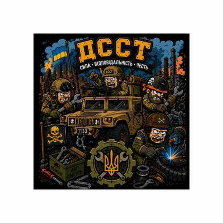 Шеврон ГССТ (Государственная специализированная служба транспорта). Шевроны на заказ Шевроны на липучке (AN-12-231-344)