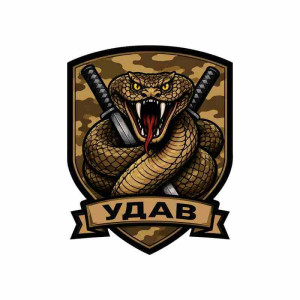 Шеврон «Удав» (с изображением удава). Шевроны на заказ на липучке (AN-12-231-382)