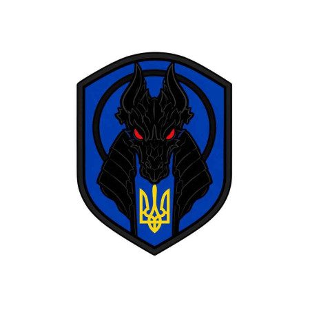 Шеврон с изображением Анубиса. Шевроны на заказ. Шевроны на липучке (AN-12-231-395)