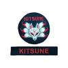 Шеврон вышитый Девятихвостая лиса KITSUNE аниме. Шевроны на заказ. Шевроны на липучке (ВШ-877-553)