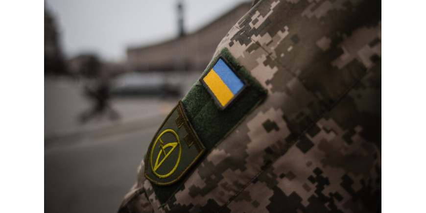 Расположение шевронов на форме ВСУ